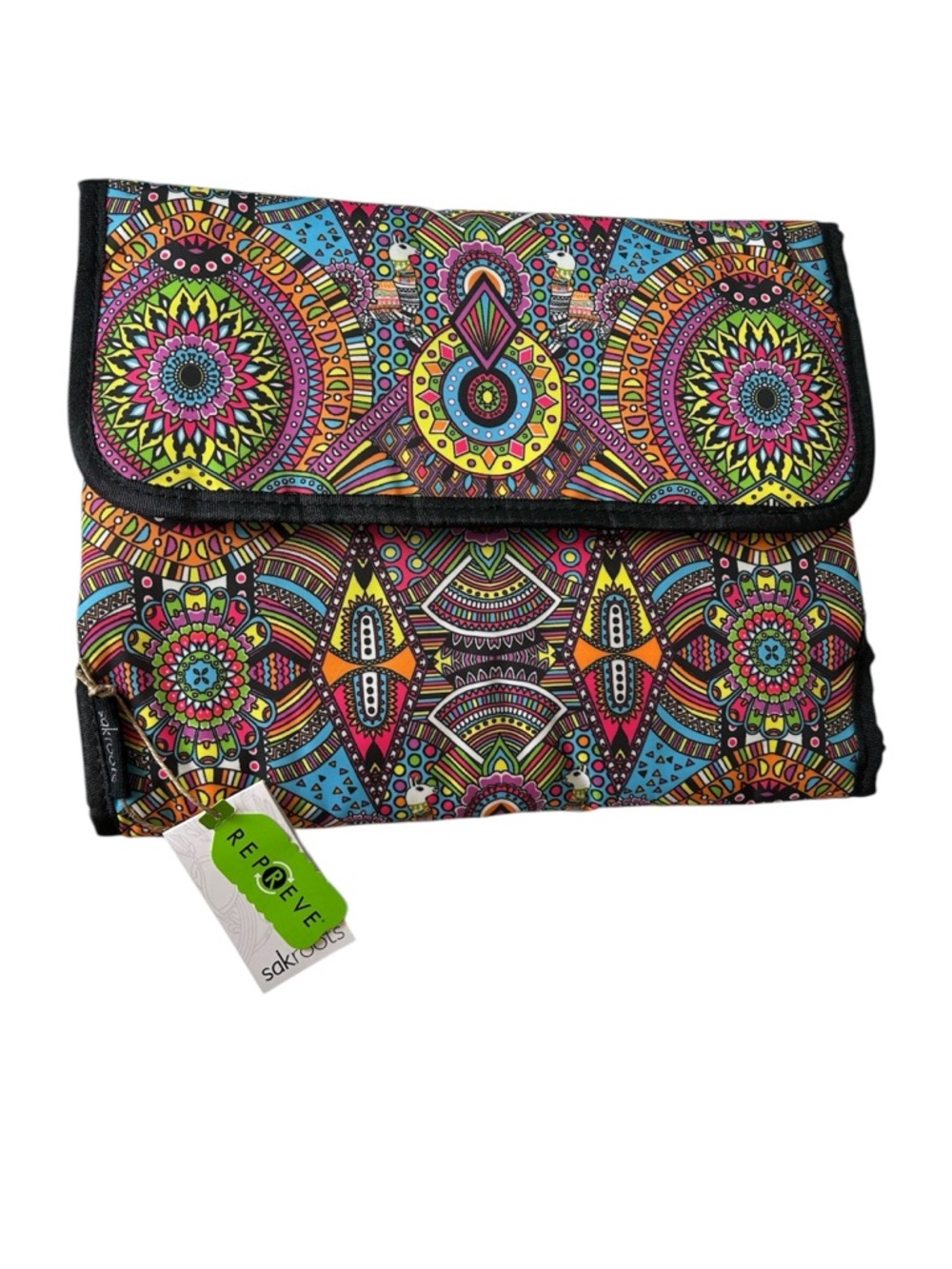 NWT Mosaic Sakroots On The Go Baby Folding Changing Pad Rainbow Wanderlust